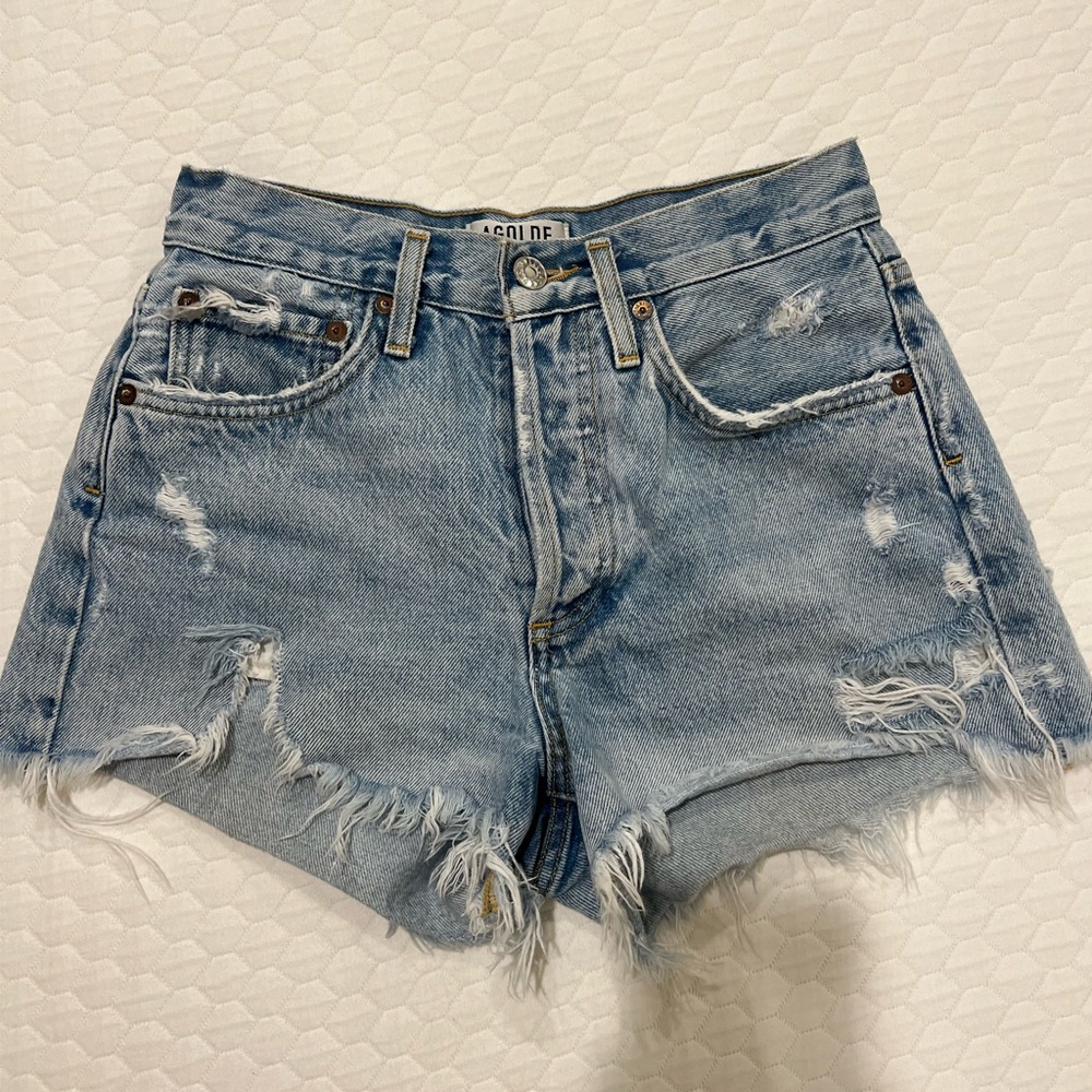 AGOLDE Parker Vintage Cut Off Shorts (23)